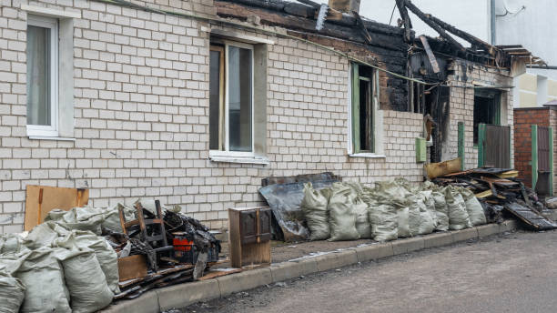 Professional Fire Damage Removal technician working in Waddell, AZ